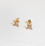 Pave Butterfly Studs