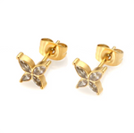 Pave Butterfly Studs