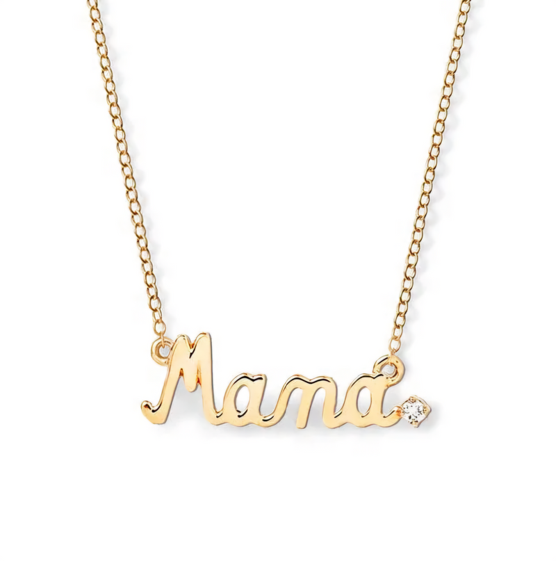 Vermeil Mama Necklace