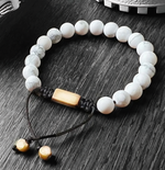 White Howlite Beads Bracelet (Copy)