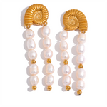 Snail Tassel Earring