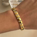 Slit Diamond Bangle