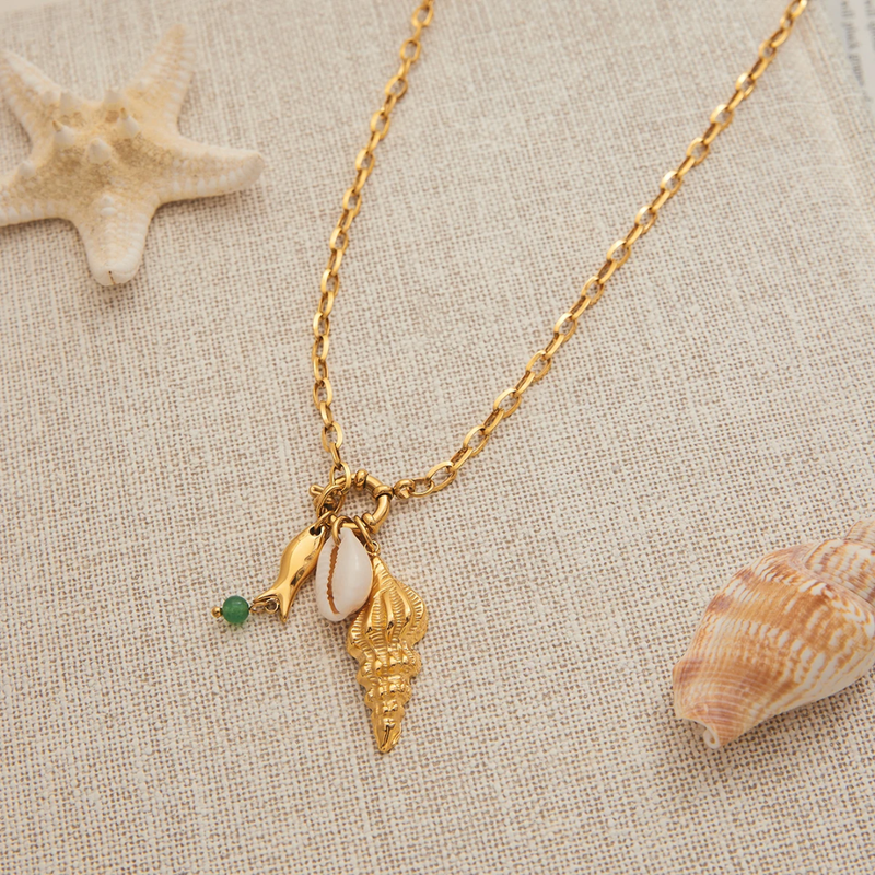Shell Fish Necklace
