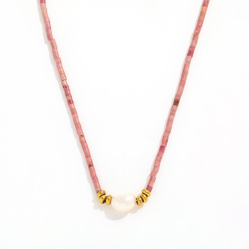 Pink Baroque Necklace