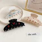 Rhinestone Butterflies Hairclip