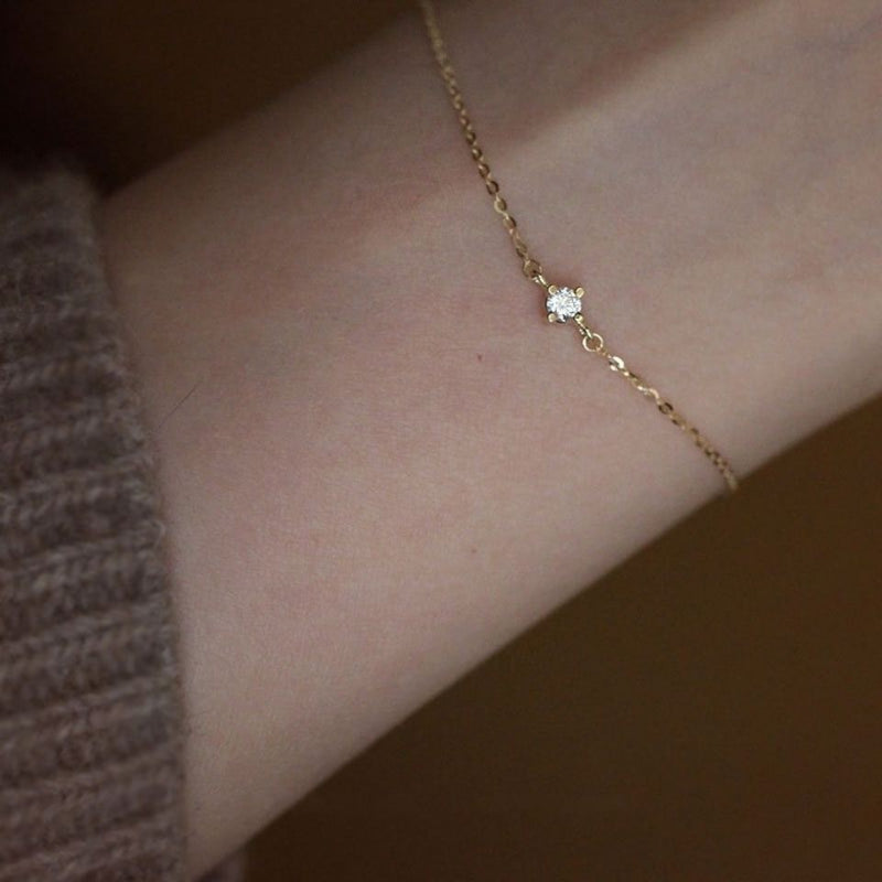 Single Diamond Bracelet