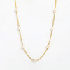 Dainty Multi Pearl necklace