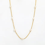 Dainty Multi Pearl necklace