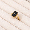 Black Rectangular Ring