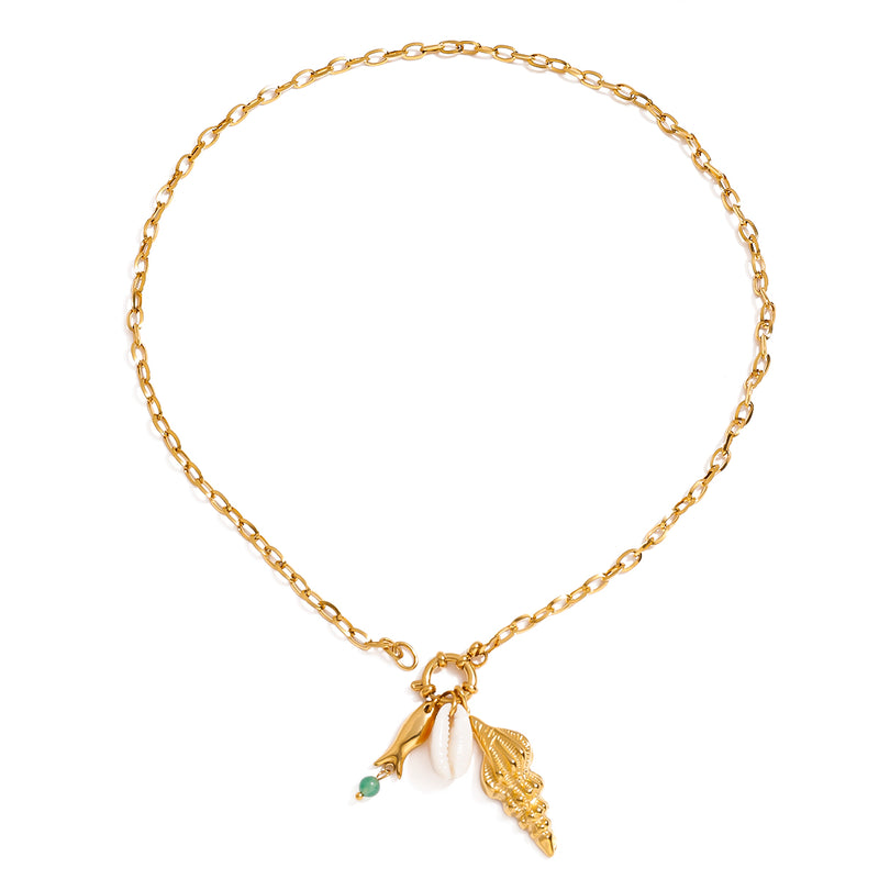 Shell Fish Necklace