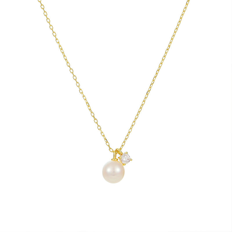 Pearl Diamond Necklace