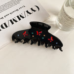 Rhinestone Butterflies Hairclip