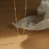 Single Pearl Beaded Necklace