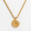 Rope Snail Necklace