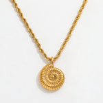 Rope Snail Necklace