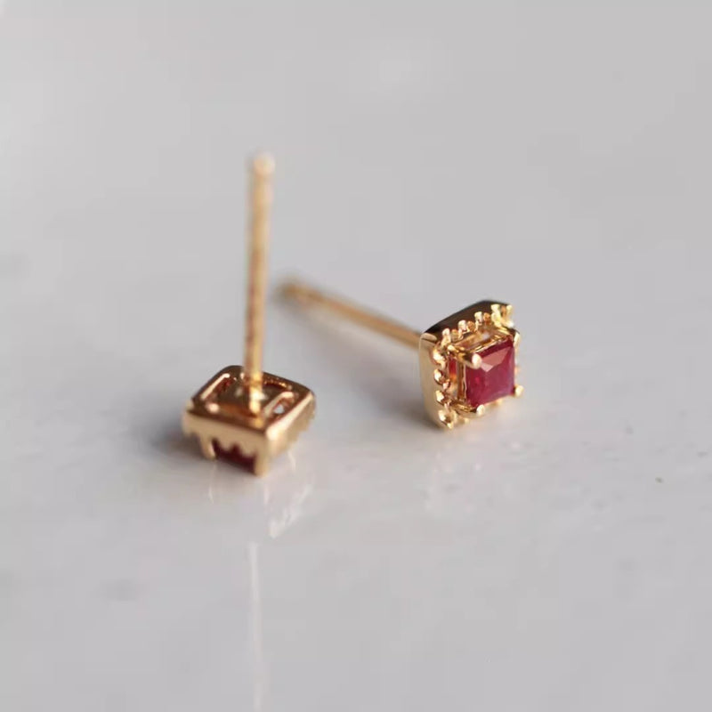 Micro red Studs