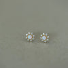 Opal Flower Studs