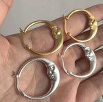 Matte Moon Hoops