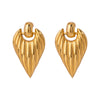 Ridged Earrings