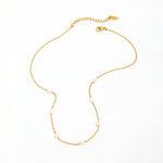 Dainty Multi Pearl necklace