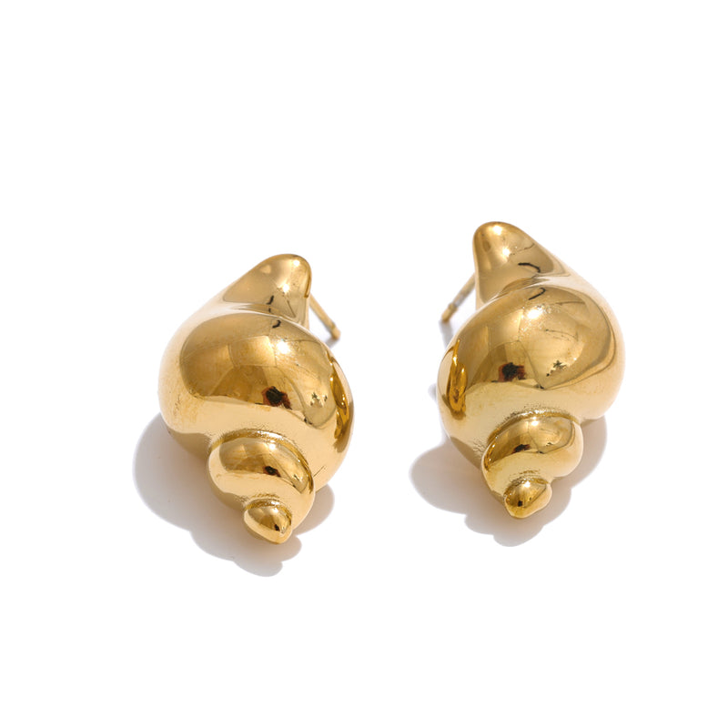 Conch Shell Studs
