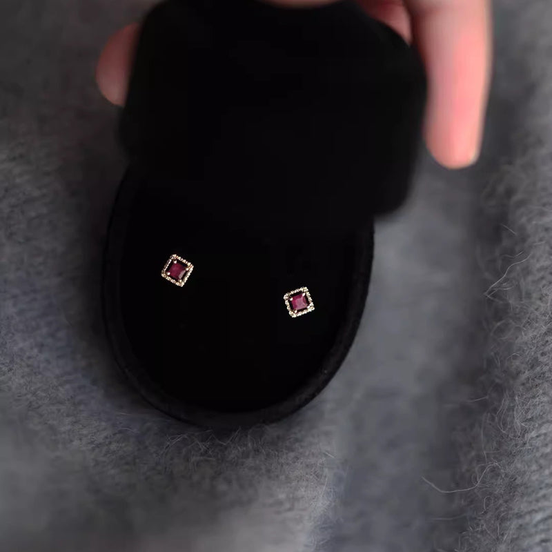 Micro red Studs