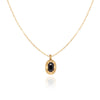 Black Oval Pendant