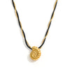 Black Rope Shell Necklace