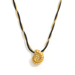 Black Rope Shell Necklace