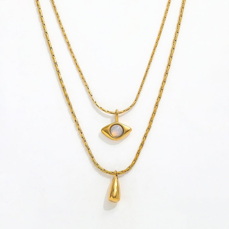 Opal Water Drop Necklace