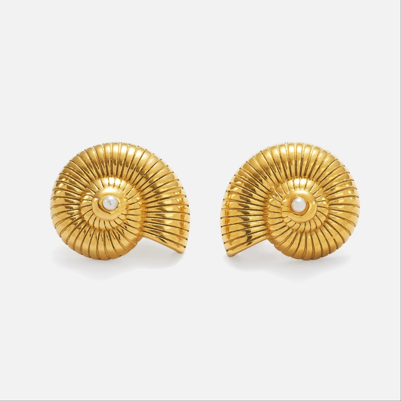 Pearl Conch Studs