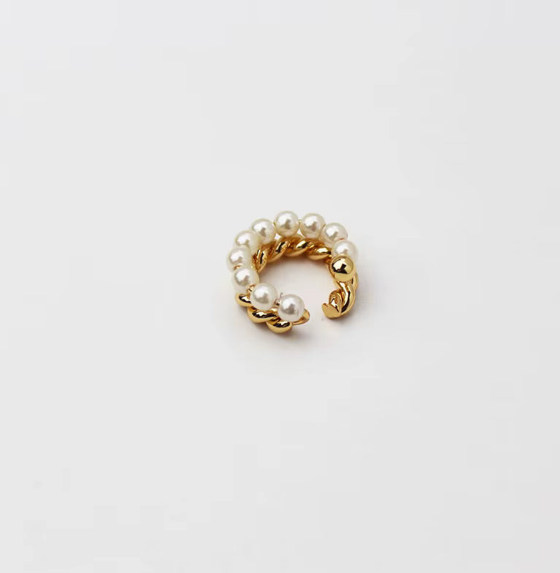 Layered Pearl Ear cuff(single)
