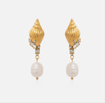 Diamond Shell Earrings