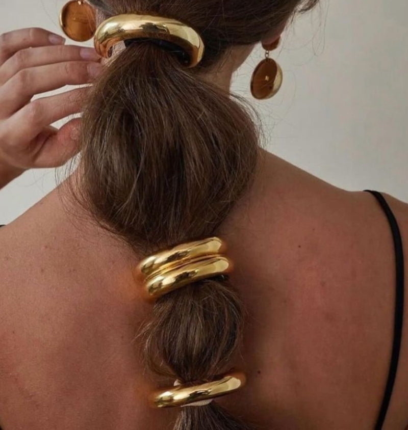 Single Geometric Hair Tie