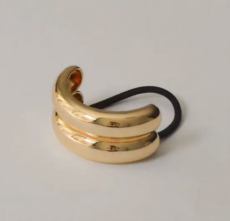 Double Geometric Hair Tie