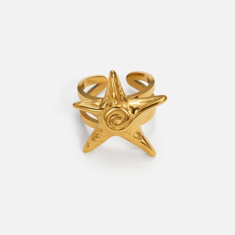 Sea Star Ring(Resizable)