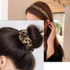 Leopard Scrunchie & Headband Set