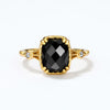 Black Agate Ring