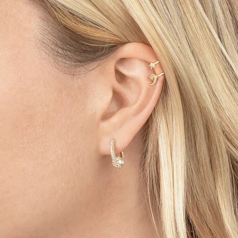 Moon & Star Ear cuff