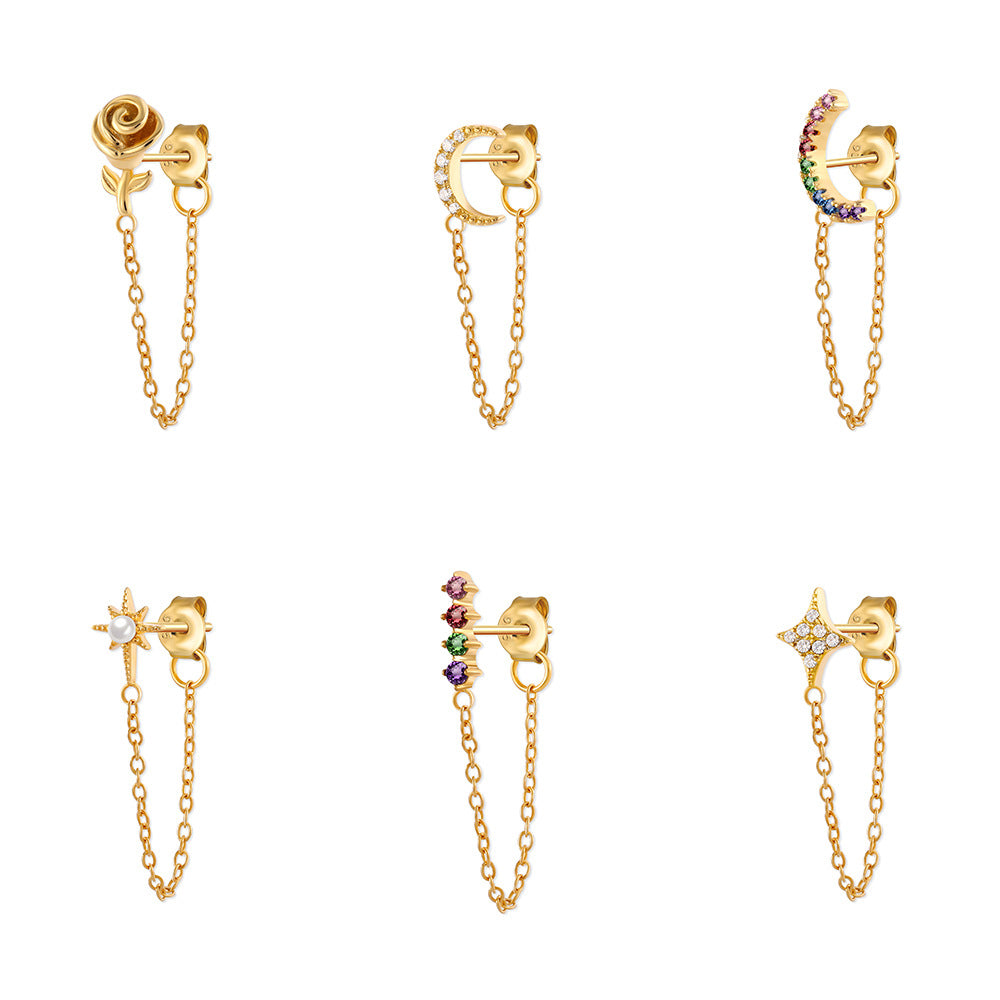 Single Tassel Studs