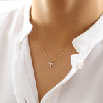 Single Cross Necklace