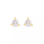 Round Micro Diamond Studs