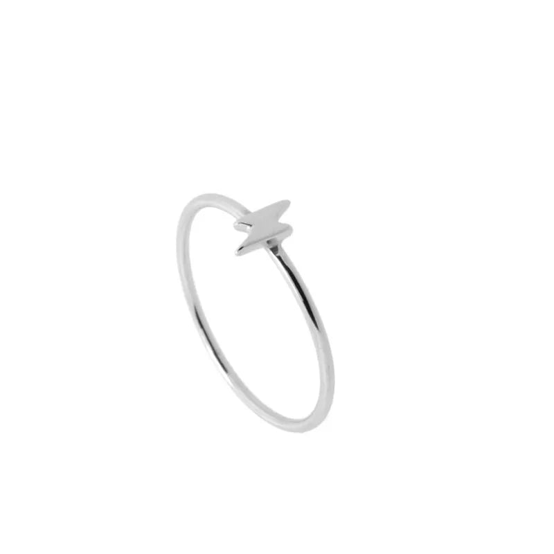 Minimalist Lightning Ring