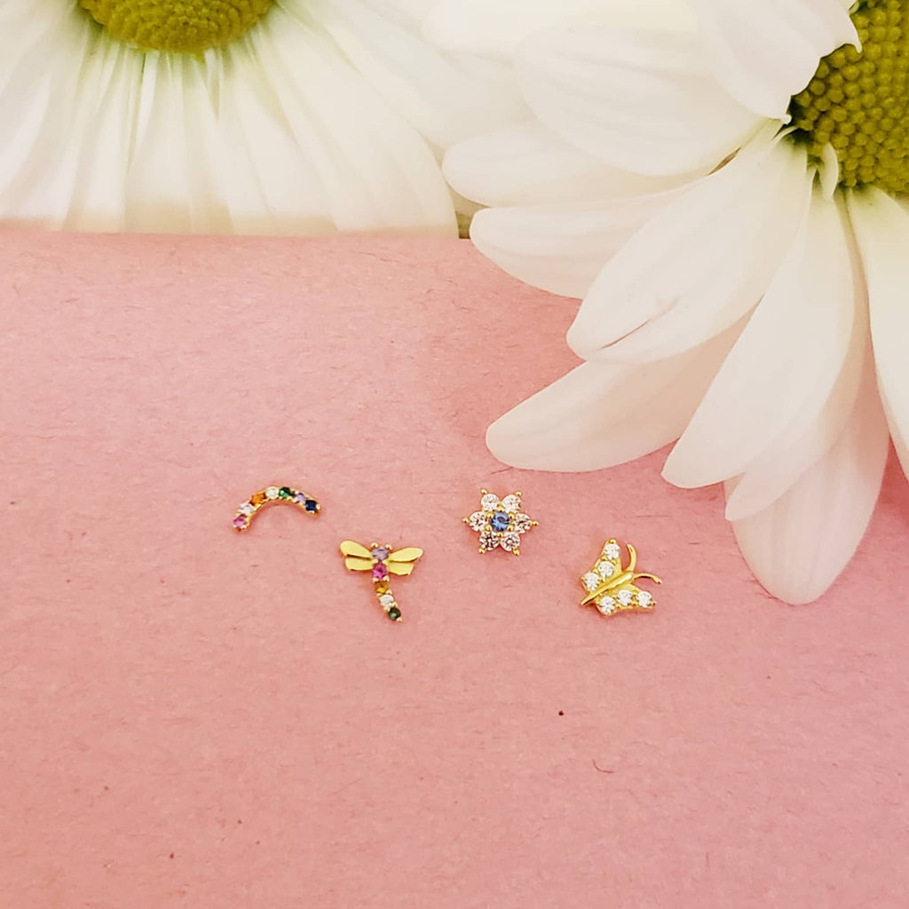 Lotus Flower Studs