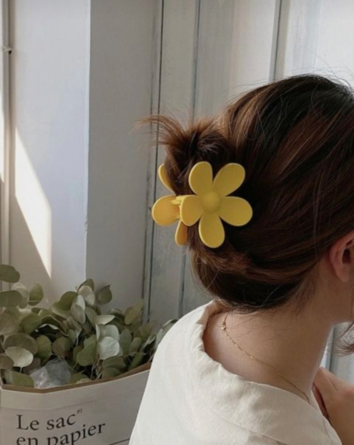 Large Flower Hair Clip