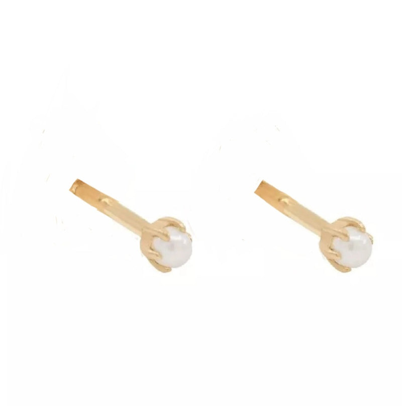 Micro Pearl Studs